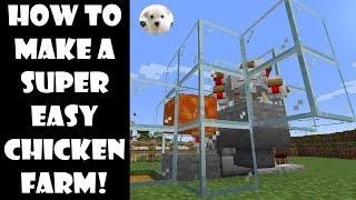 How to make an auto chicken farm in minecraft 1 19