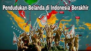 Tahun 1942 Belanda dan Sekutu Menyerah kepada Jepang di Hindia-Belanda Indonesia