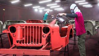 Inside Massive Filipino Factory Building WW2 Willys Jeep Parts