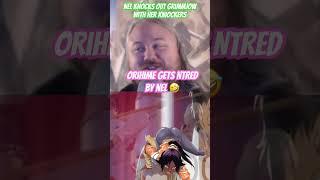 Nel NTR Orehime & knocks out Grimmjow with her KNOCKERS FUNNIEST BLEACH SCENE #anime #shorts #funny