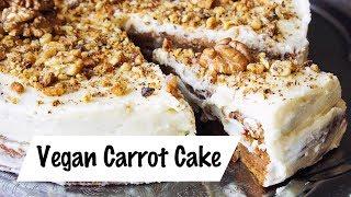 Incredibly Moist Vegan Carrot Cake with Heavenly Cream Cheese Frosting