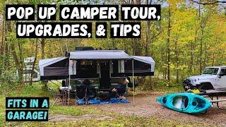 Pop Up Camper Tour On Campsite  Rockwood 1940LTD