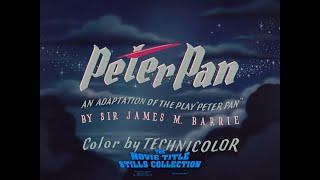 Peter Pan 1953 title sequence
