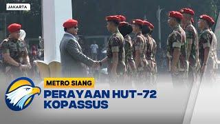 Prabowo Hadiri Upacara HUT Ke-72 Kopassus