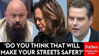 WATCH Matt Gaetz Asks Minnesota Business Owner About Resurfaced Kamala Harris ACLU Questionnaire