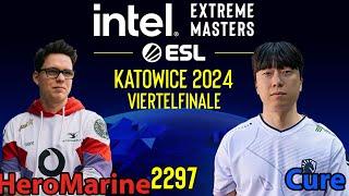  HeroMarine T vs  Cure T - IEM Katowice 2024 - Viertelfinale - SC2 - 2297