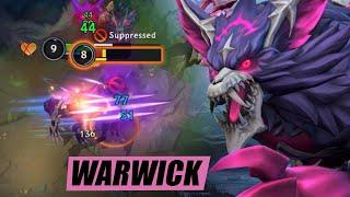 OLD GOD WARWICK SKIN GAMEPLAY  OP DAMAGE NEW CHAMPION