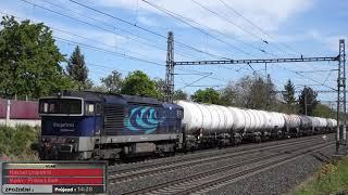 Vlaky  Trains - Praha-Dolní Počernice Trať  Track 011 - 8.5.2023