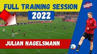 FC Bayern Munich  Full Training Session By Julian Nagelsmann2022