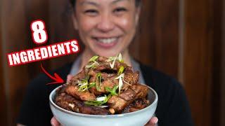 Easy Pork Ribs Adobo with Only 8 Ingredients