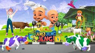 Wow.. Balon Warna Warni Ajojing Ala Ala Ajojing Joget Lucu Upin Ipin Dan Sapi Lucu