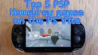 Top 5 PSP Homebrew games on your PS Vita