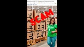 Walmart Shoprider Mobility Scooter Giveaway Scam explained