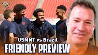 Brian McBride on USMNT vs Brazil & U-23s MNT Performance vs Japan  Morning Footy  CBS Sports