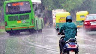 Delhi Monsoon arrives after long delay heavy rain in many areas