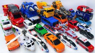 New Transformers Robot Tobot Rise of Beasts Transformation Combine Helicopter Truck Train Crane Bus