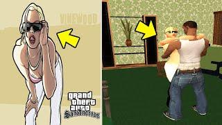 What happens if you find the Secret Character in GTA San AndreasBlonde Girl