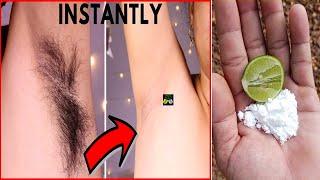 How to Remove Underarm Hair With Simple Ingredients No Shave No WaxPainlessly Remove Unwanted Hair
