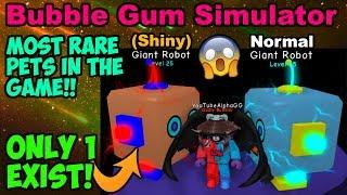 SHINY GIANT ROBOT & NORMAL GIANT ROBOT Bubble Gum Simulator Roblox