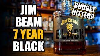 A NEW Budget Bourbon BANGER  Jim Beam Black 7 Year Whiskey Review