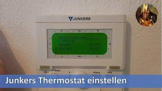 Junkers Thermostat einstellen