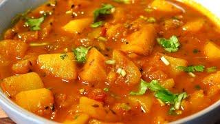 QUICK EASY & TASTY POTATO CURRY  Delicious Aloo Curry No Onion Garlic Recipe