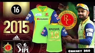 RCB  Jerseys Evolution from IPL 2009_2019 ️  l Rcb History