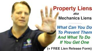 Property Lienaka Mechanics Lien What Is It And How To Avoid It + Release Of Lien Form