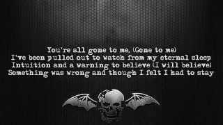 Avenged Sevenfold - Radiant Eclipse Lyrics on screen Full HD