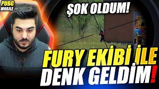 GERÇEK FURY TAKIMI İLE AYNI MAÇA DENK GELDİK  -  PUBG Mobile