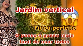 Jardim vertical - faça você mesmo