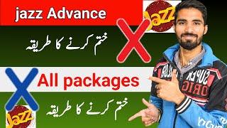 jazz advance khatam karne ka code  jazz all services unsubscribe code