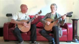 Fairport Convention Dave Pegg and Chris Leslie  play a duet on their Fylde Bouzoukis.