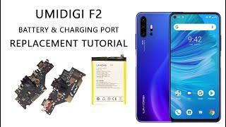 Umidigi F2 Battery & Charging Port Replacement Tutorial  Wymiana baterii i złącza ładowania