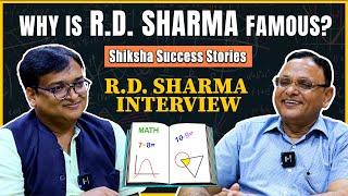 RD Sharma Interview What makes his maths  books special  RD Sharma in Real Life  Part 1