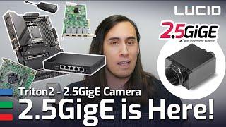 2.5 Gigabit Ethernet 2.5GigE 2.5GbE Triton2 Industrial Camera