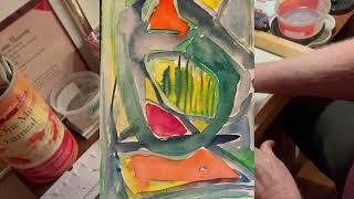 Abstracting the Landscape Watercolors by John Seed