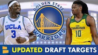 UPDATED Golden State Warriors 2nd Round NBA Draft Targets Ft. Adem Bona & Jonathan Mogbo