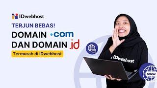 Terjun Bebas Domain .COM dan .ID Termurah di IDwebhost