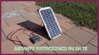 Come costruire un piccolo impianto fotovoltaico fai da te Tutorial