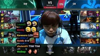 DW vs C9  2017 Worlds Play-In Day 1  Twitch VOD with Chat