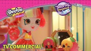 Shopkins Shoppies Season 8 Official  World Vacation  The Americas  Kids Toy Commercials