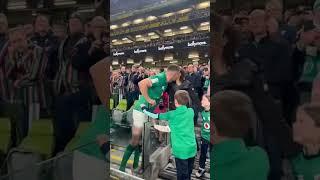 Beautiful moment for Johnny Sexton and family.  #IREvENG #GuinnessSixNations #JohnnySexton #rugby