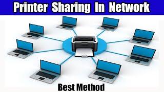 How To Share Printer In Network  Printer Share Kaise Kare  Share One Printer To Multiple Computer