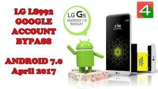 LG G5 Sprint Android 7.0 Google Account Bypass  LS992  LS992ZVA