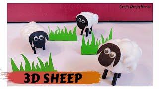 DIY SHEEP  How to make 3D sheep
