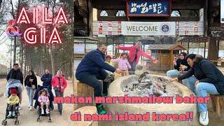 NAMI ISLAND KOREA  Makan MARSHMALLOW BAKAR  First Kiss nya WINTER SONATA 