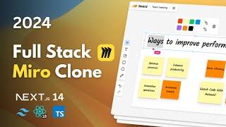Build a Real-Time Miro Clone With Nextjs React Tailwind 2024