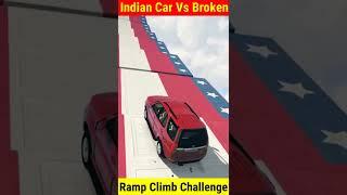 Indian Cars Vs Broken Ramp Climbing Challenge GTA 5  Kaish Is Live  Part 6 #shorts #gta5