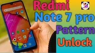 Redmi Note 7 & 7pro Hard Reset  Pattern Unlock  Face Lock Remove 100% Working 